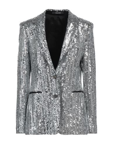 Tagliatore 02-05 Woman Blazer Silver Size 6 Polyester In Silver
