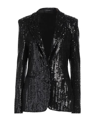 Tagliatore 02-05 Woman Blazer Black Size 6 Polyester In Black