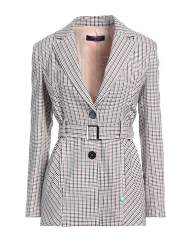 Trussardi Jeans Woman Blazer Light Pink Size 4 Cotton, Polyamide, Polyester In Pink