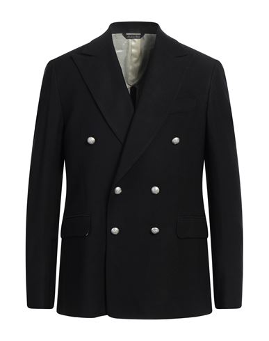 Shop Brian Dales Man Blazer Black Size 40 Wool, Elastane