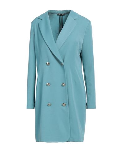 Denny Rose Woman Mini Dress Turquoise Size 6 Polyester, Viscose, Elastane In Blue