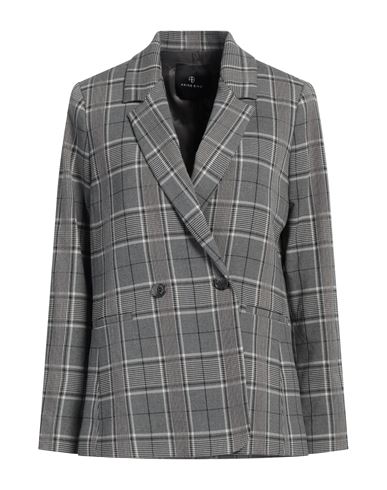 ANINE BING ANINE BING WOMAN BLAZER GREY SIZE S POLYESTER, VISCOSE, WOOL, ELASTANE 