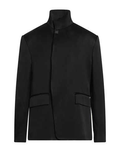 Amiri Man Blazer Black Size 42 Viscose In Black