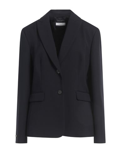 Peserico Woman Blazer Midnight Blue Size 14 Polyester, Viscose, Cotton, Elastane