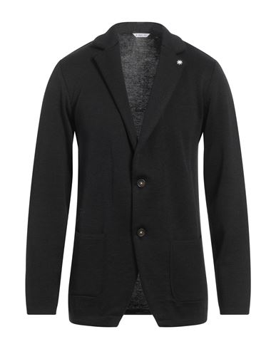 Manuel Ritz Man Blazer Black Size Xl Acrylic, Wool In Black