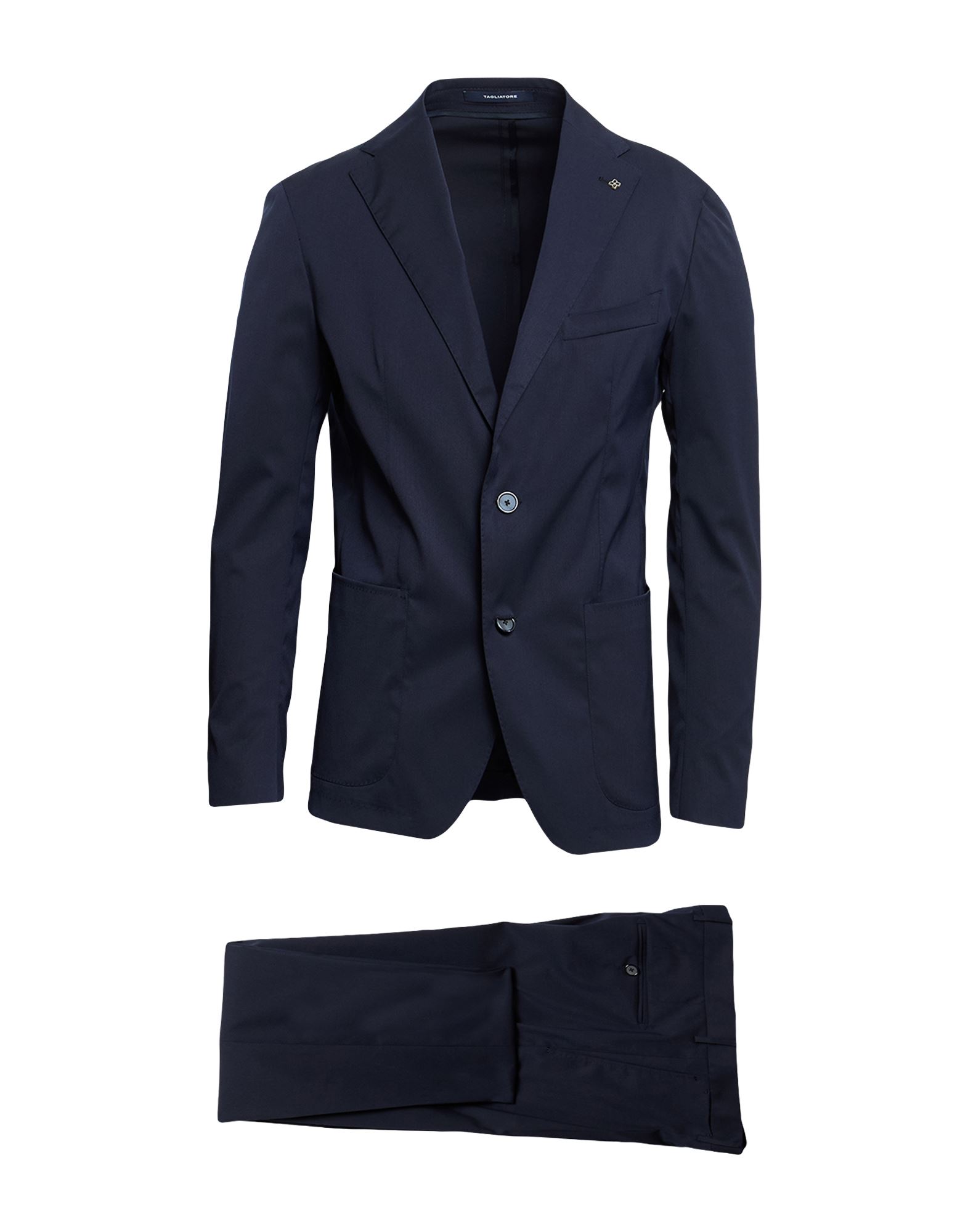 <美品>TAGLIATORE×ブリッラ ネイビー ウール リネン スーツ 42 美品>TAGLIATORE×ブリッラ ネイビー ウール リネン スーツ 42