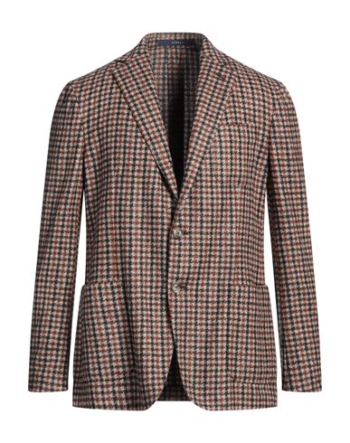 Fedeli Man Blazer Grey Size 38 Baby Alpaca Wool, Wool, Polyester In Grey