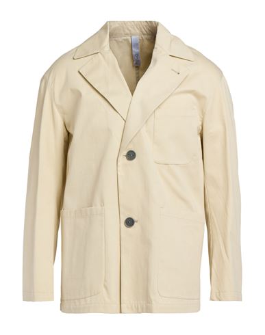 Hevo Hevò Man Jacket Beige Size 38 Cotton In Sand