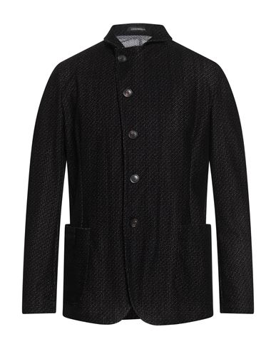 Emporio Armani Man Blazer Black Size 40 Polyester, Elastane, Polyamide In Black