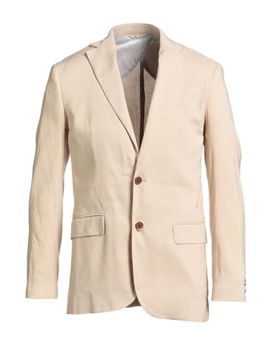 Marciano By Guess Man Blazer Beige Size 38 Linen, Viscose, Elastane In Neutral