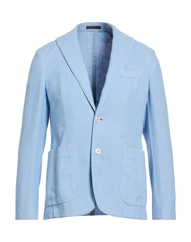 The Gigi Man Blazer Sky Blue Size 42 Cotton, Linen, Polyester