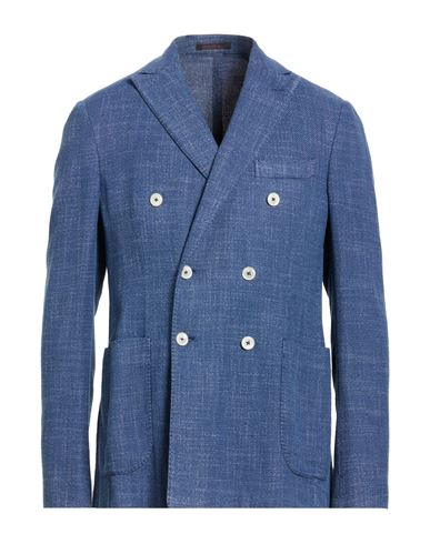 The Gigi Man Blazer Navy Size 40 Cotton, Linen, Polyester