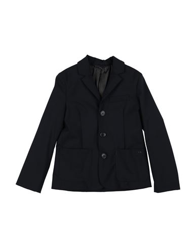 Emporio Armani Toddler Boy Blazer Midnight Blue Size 6 Polyester, Viscose, Elastane In Blue