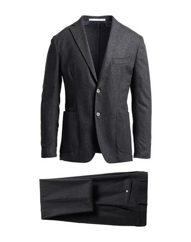HERMAN & SONS HERMAN & SONS MAN SUIT LEAD SIZE 40 WOOL, POLYAMIDE, ELASTANE 