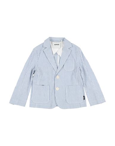 Aspesi Babies'  Toddler Boy Blazer Light Blue Size 6 Cotton, Elastane