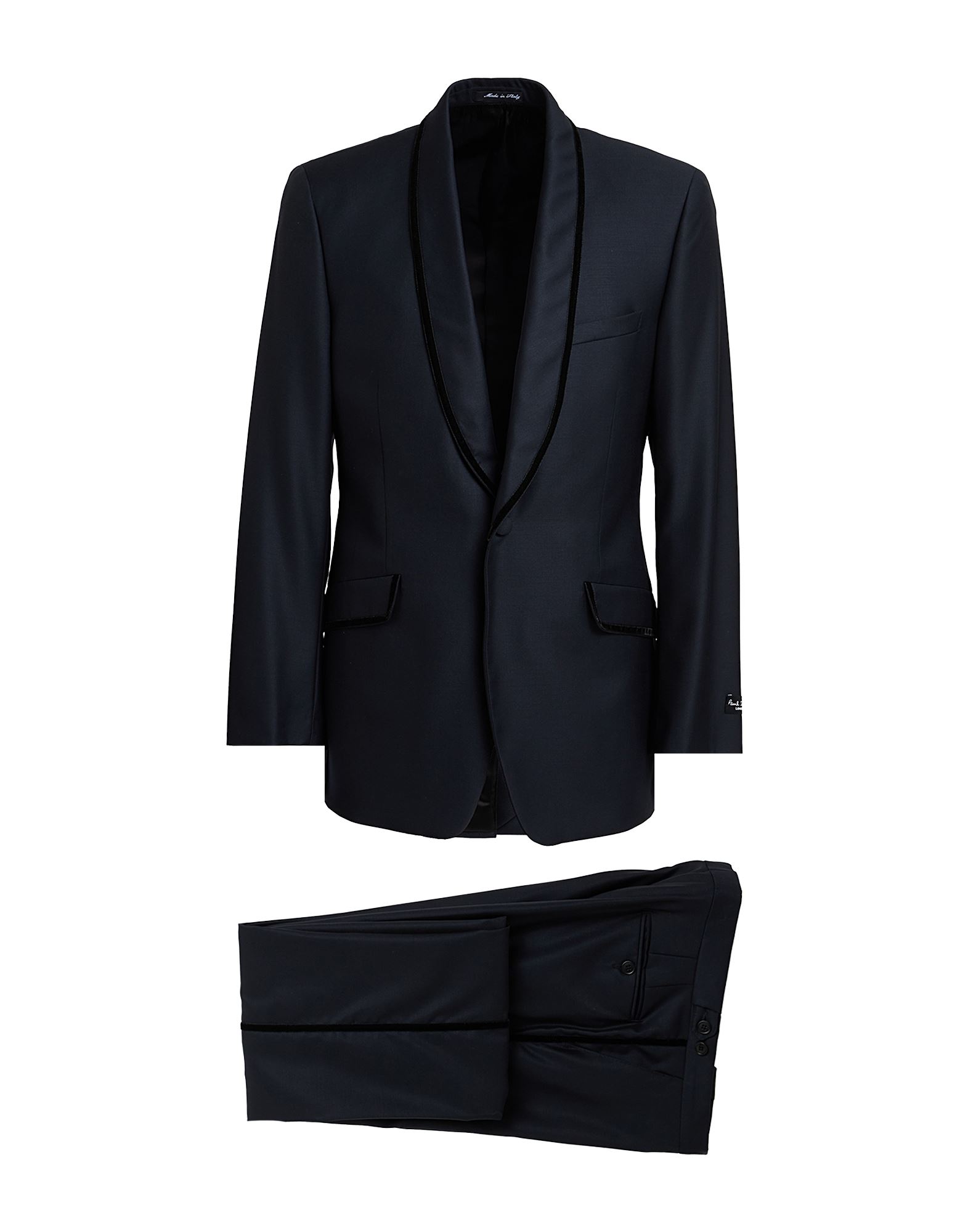 《セール開催中》PAUL SMITH メンズ スーツ ブラック 40 R ウール 100%