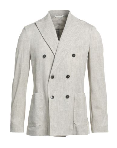 Circolo 1901 Man Blazer Light Grey Size 40 Cotton, Elastane