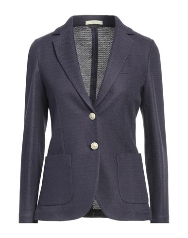 CIRCOLO 1901 CIRCOLO 1901 WOMAN BLAZER PURPLE SIZE 10 COTTON, LINEN 