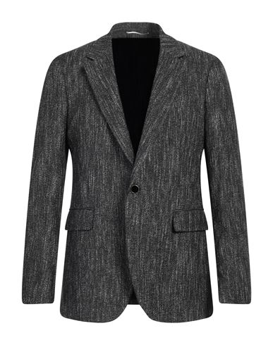 Pt Torino Man Blazer Black Size 40 Cotton, Acrylic, Polyimide, Viscose In Black