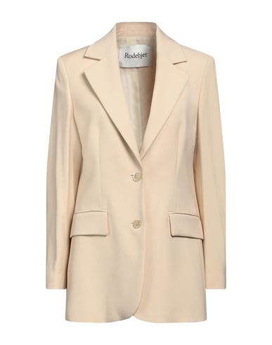 Rodebjer Woman Blazer Beige Size S Viscose, Elastane In Beige