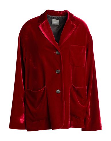 Kiltie Woman Blazer Red Size 10 Viscose, Silk In Red