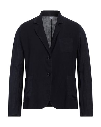 Fedeli Man Coat Midnight Blue Size 50 Cashmere In Blue