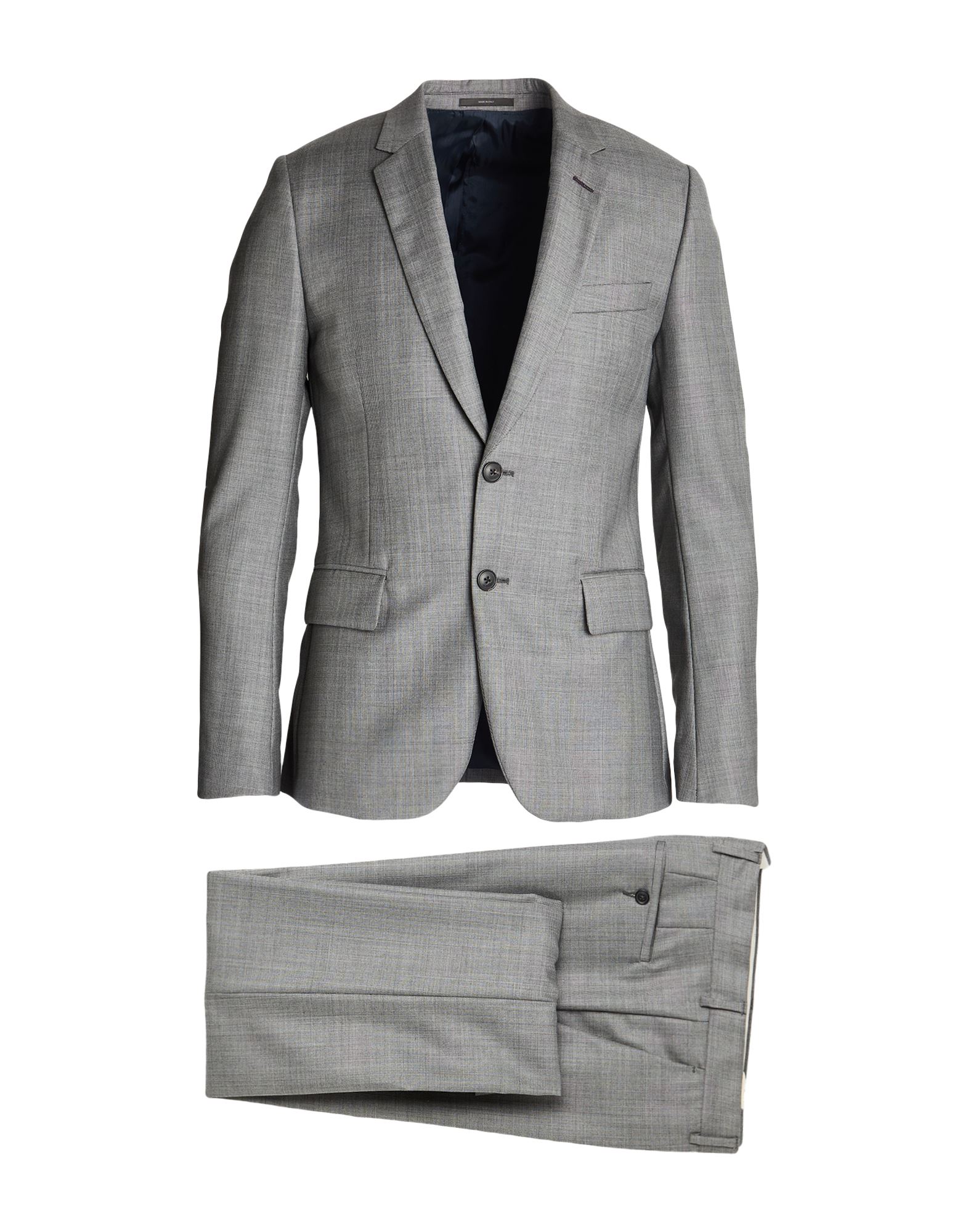《セール開催中》PAUL SMITH メンズ スーツ グレー 48 ウール 100%