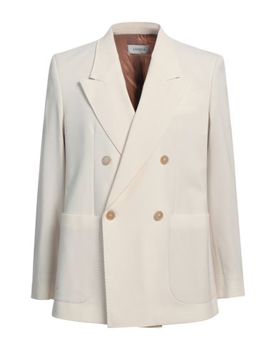 Laneus Peak-lapels Double-breasted Blazer In White