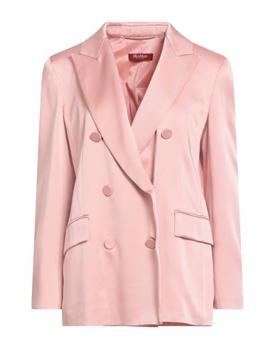 Max Mara Studio Woman Blazer Pink Size 8 Acetate, Viscose