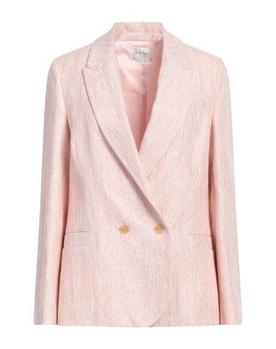 Forte Forte Forte_forte Woman Blazer Pink Size 3 Linen, Cotton, Polyester, Polyamide