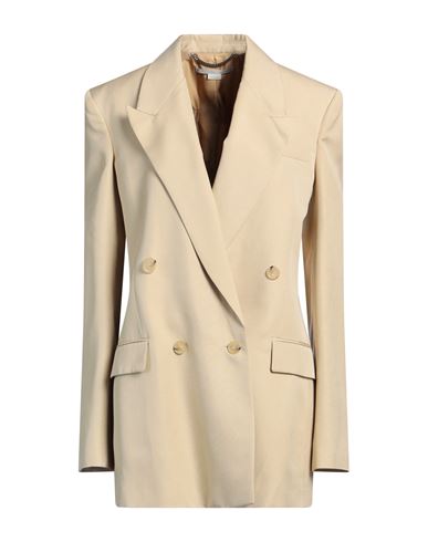 Stella Mccartney Stella Mc Cartney Beige Viscose Double Breasted Jacket