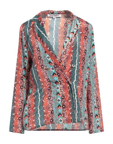 CONNOR & BLAKE CONNOR & BLAKE WOMAN BLAZER RUST SIZE S POLYESTER 