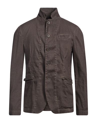 MESSAGERIE MESSAGERIE MAN JACKET LEAD SIZE 38 HEMP, COTTON, ELASTANE 