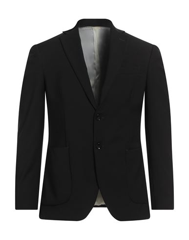 LIU •JO MAN LIU •JO MAN MAN BLAZER BLACK SIZE 36 POLYESTER, VISCOSE, ELASTANE 