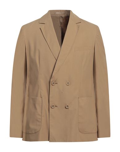 Officine Generale Officine Générale Man Blazer Sand Size 44 Organic Cotton In Neutral