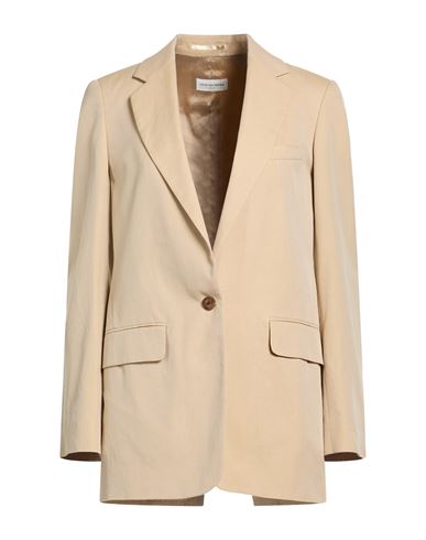 Dries Van Noten Woman Blazer Beige Size 8 Cotton In Neutral