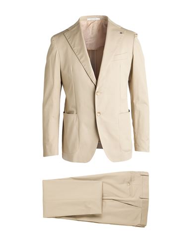 Man Blazer Beige Size 36 Polyester, Viscose, Elastane