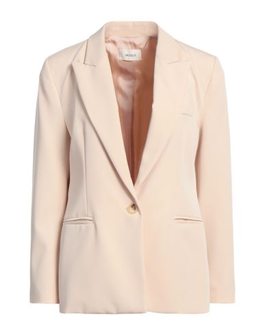 Vicolo Woman Blazer Beige Size L Polyester, Viscose, Elastane In Beige