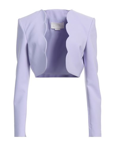 GENNY GENNY WOMAN BLAZER LILAC SIZE 8 POLYESTER, ELASTANE 