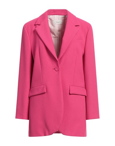 Maliparmi Malìparmi Woman Blazer Fuchsia Size 10 Polyester, Viscose, Elastane In Pink