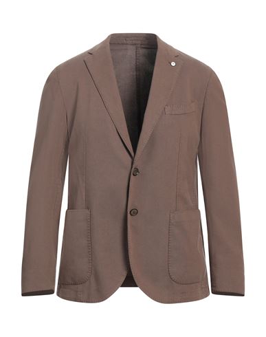 Man Blazer Brown Size 40 Wool, Polyester