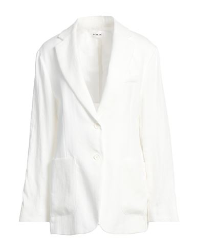 P. a.r. o.s. h. Woman Blazer White Size M Linen