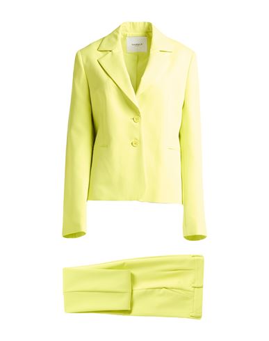 Markup Woman Suit Lime Green Size 8 Polyester, Elastane In Green