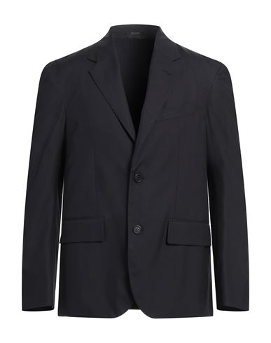 DUNHILL DUNHILL MAN BLAZER MIDNIGHT BLUE SIZE 42 WOOL, MULBERRY SILK 
