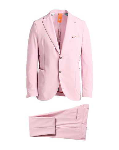 Bharnaba Man Suit Pink Size 38 Polyester, Viscose, Elastane In Pink
