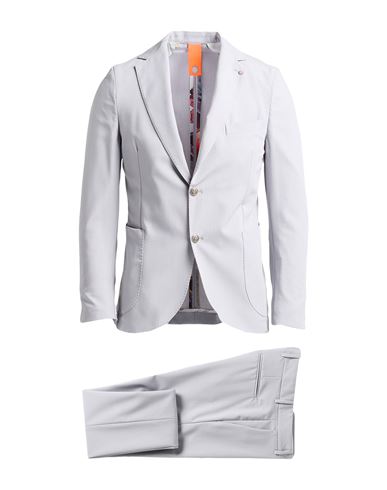 Bharnaba Man Suit Light Grey Size 46 Polyester, Viscose, Elastane In Gray