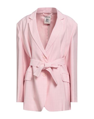 Semicouture Woman Blazer Light Pink Size 8 Viscose, Polyester