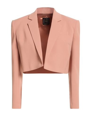 Pinko Woman Blazer Light Brown Size 4 Polyester, Elastane In Pink