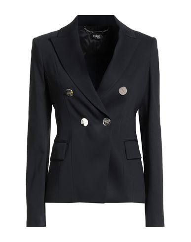 Liu •jo Woman Blazer Black Size 8 Polyester, Elastane In Black