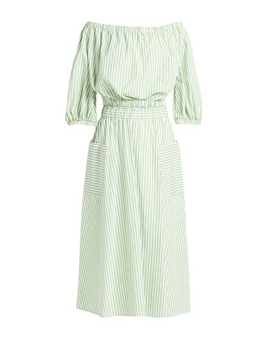 Shirtaporter Woman Co-ord Lime Green Size 10 Viscose In Gray